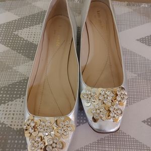 Kate Spade Silver Flats